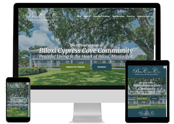 Quantum reach media website mock up