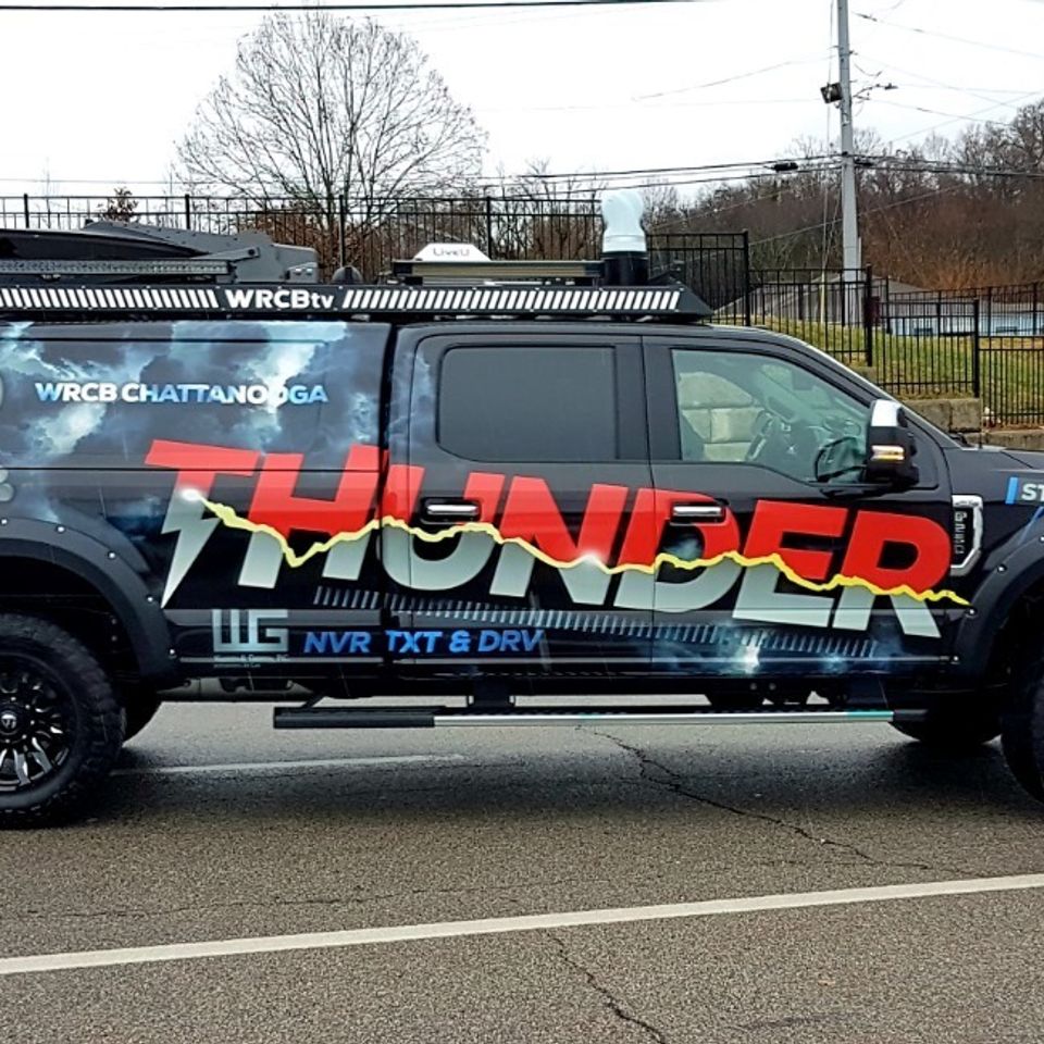 Channel 3 thunder truck wrap