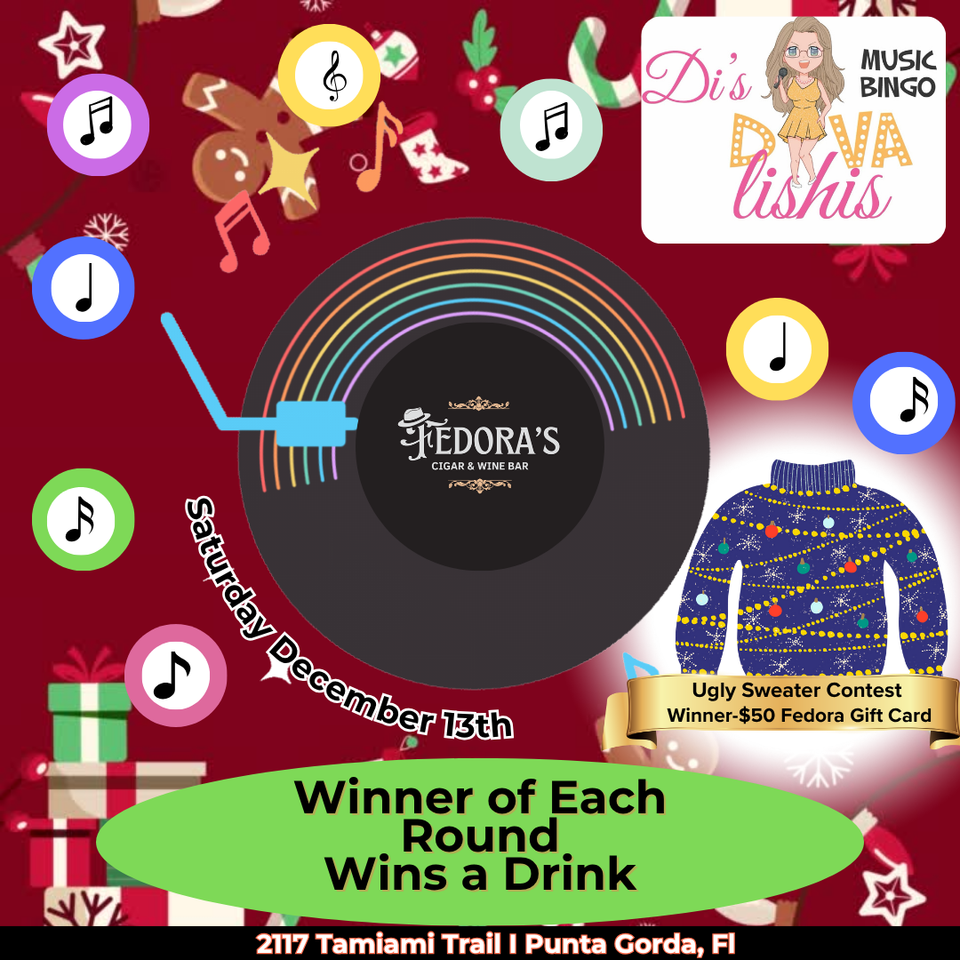 Music bingo dec 2025