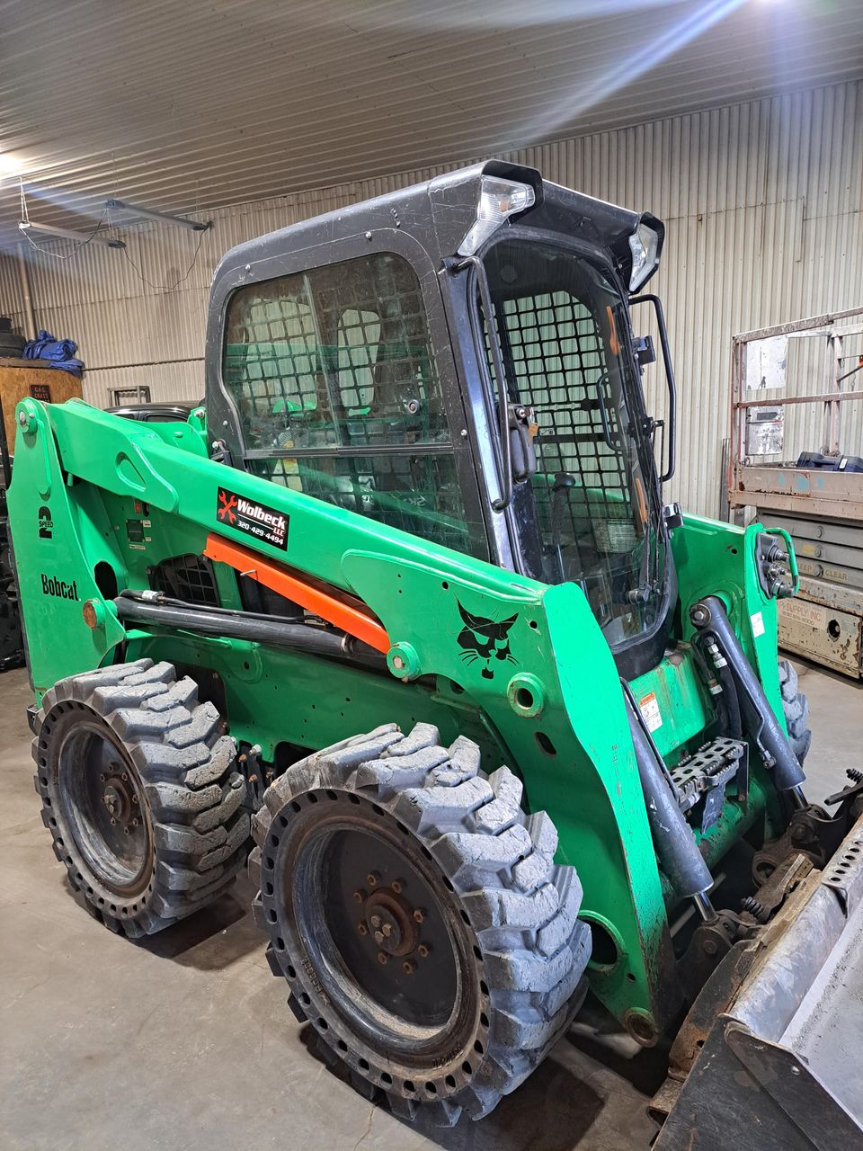 Green bobcat