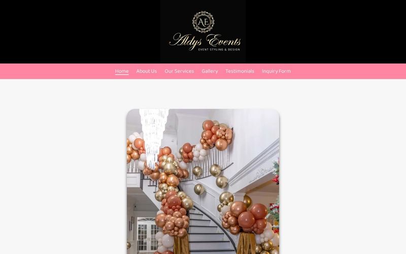 Aldys Events website