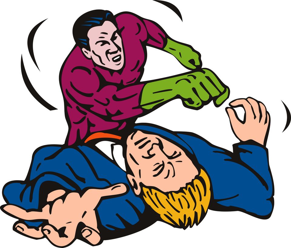 Cartoon super hero running punching sbi 300097214