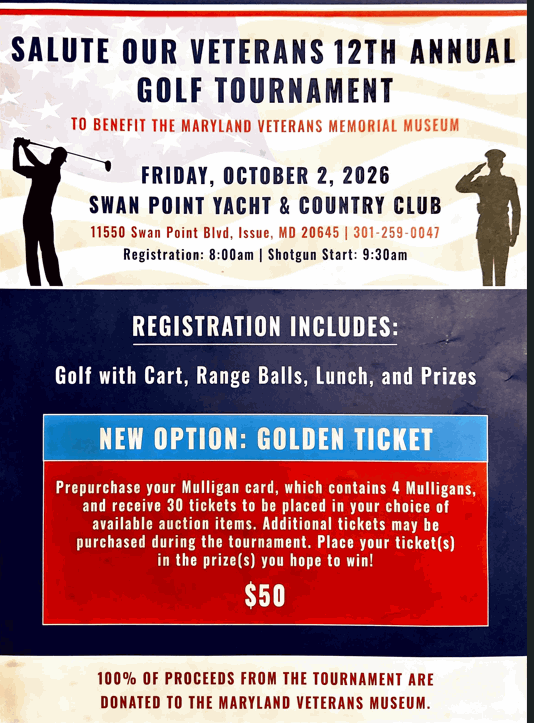 Salute to veterans golf tournment