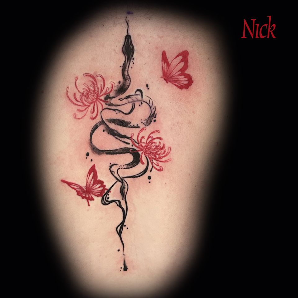 Nick snake butterflies