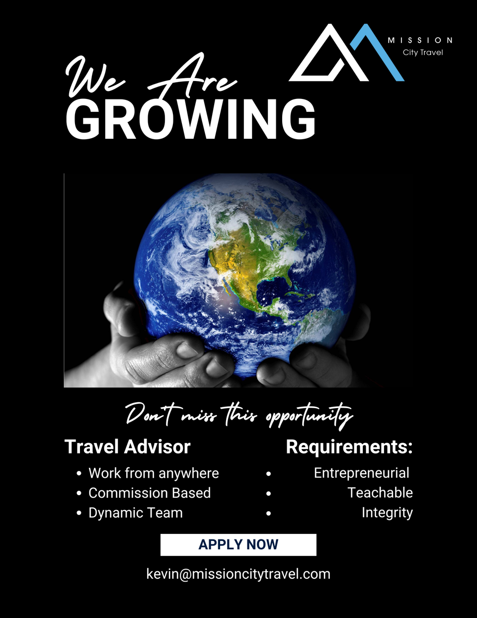 We are hiring flyer 4