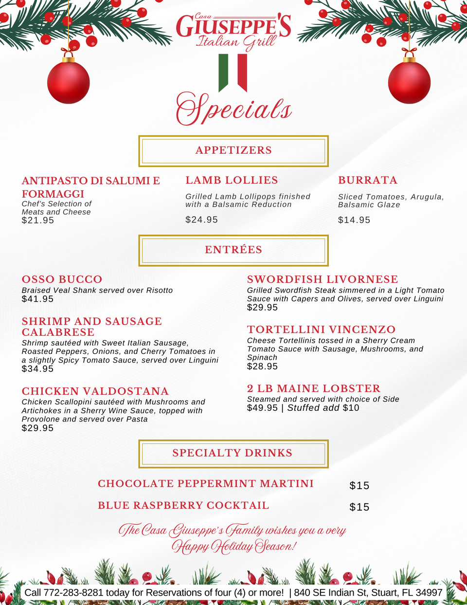 Cg specials for social