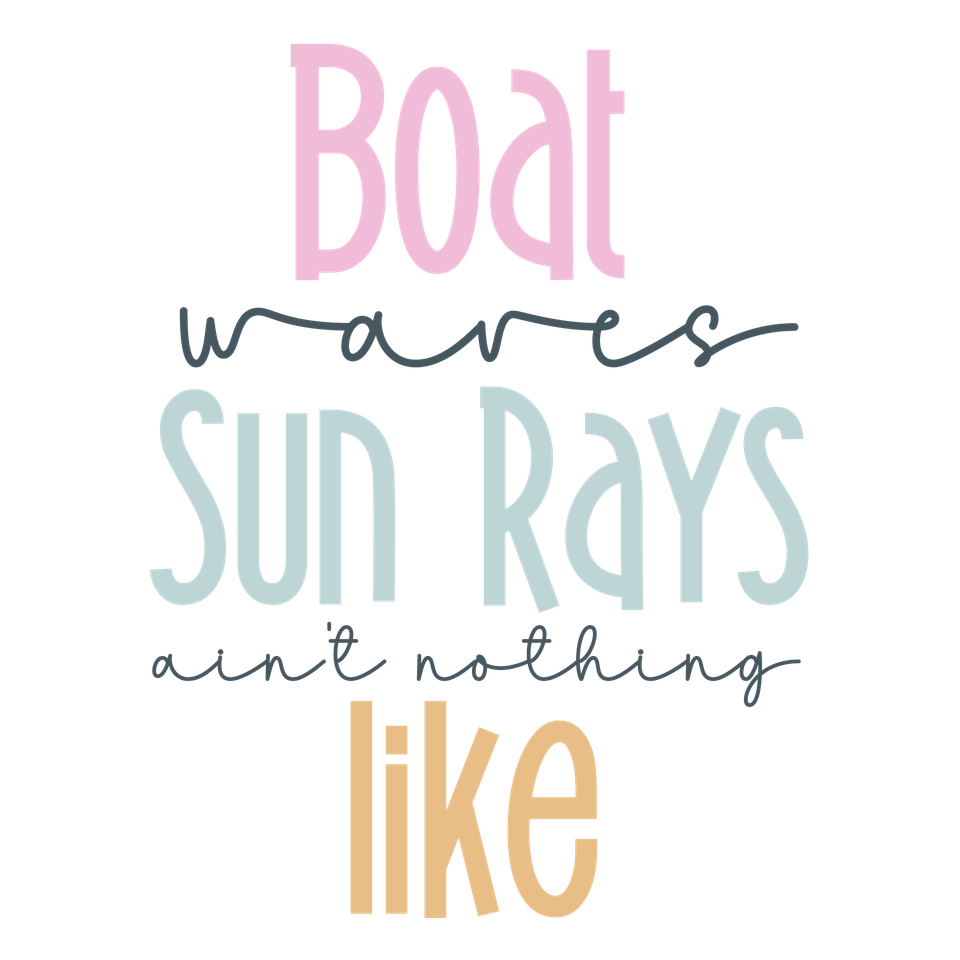 Lake   boat waves sun rays out nothing like