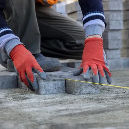 Paver installation supplies original