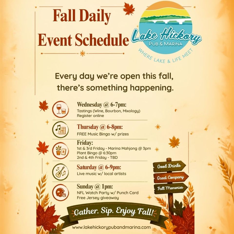 Fall daily events flyer (1080 x 1080 px)