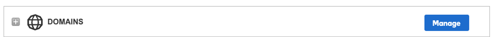 Manage domains