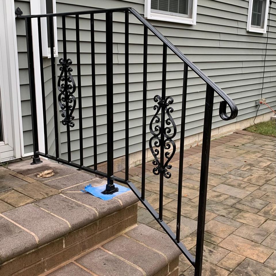 Door Steps Iron Hand Rails