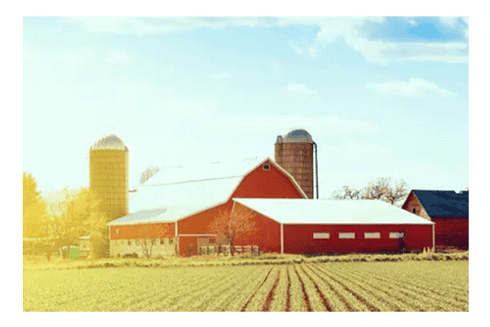 Red barn countryside