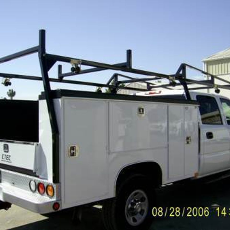 Full forklift rack w rack strapsl