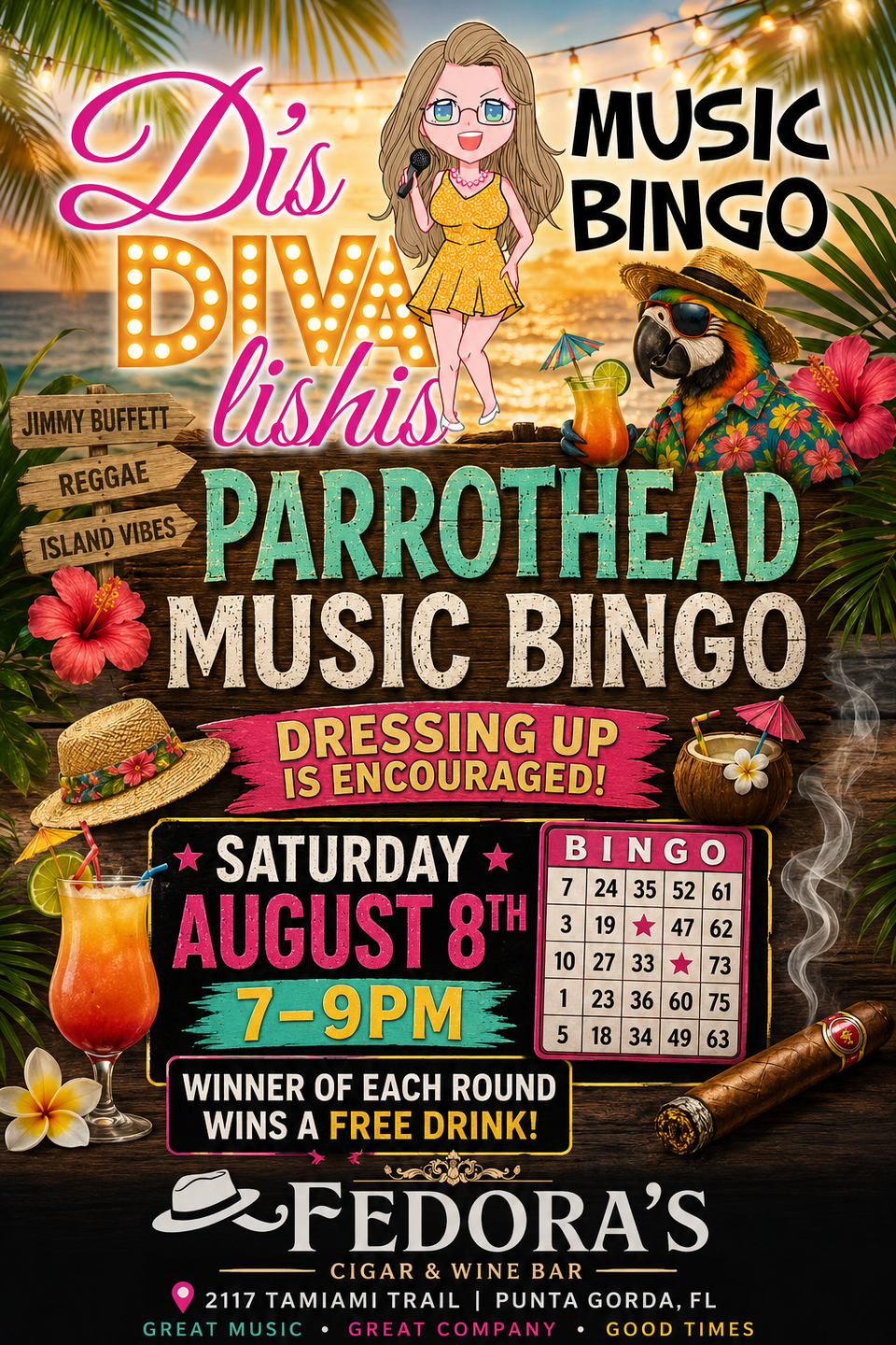 Music bingo august 2026