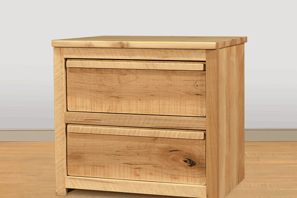 Hugo 2 drawer nightstand in room (1) sct