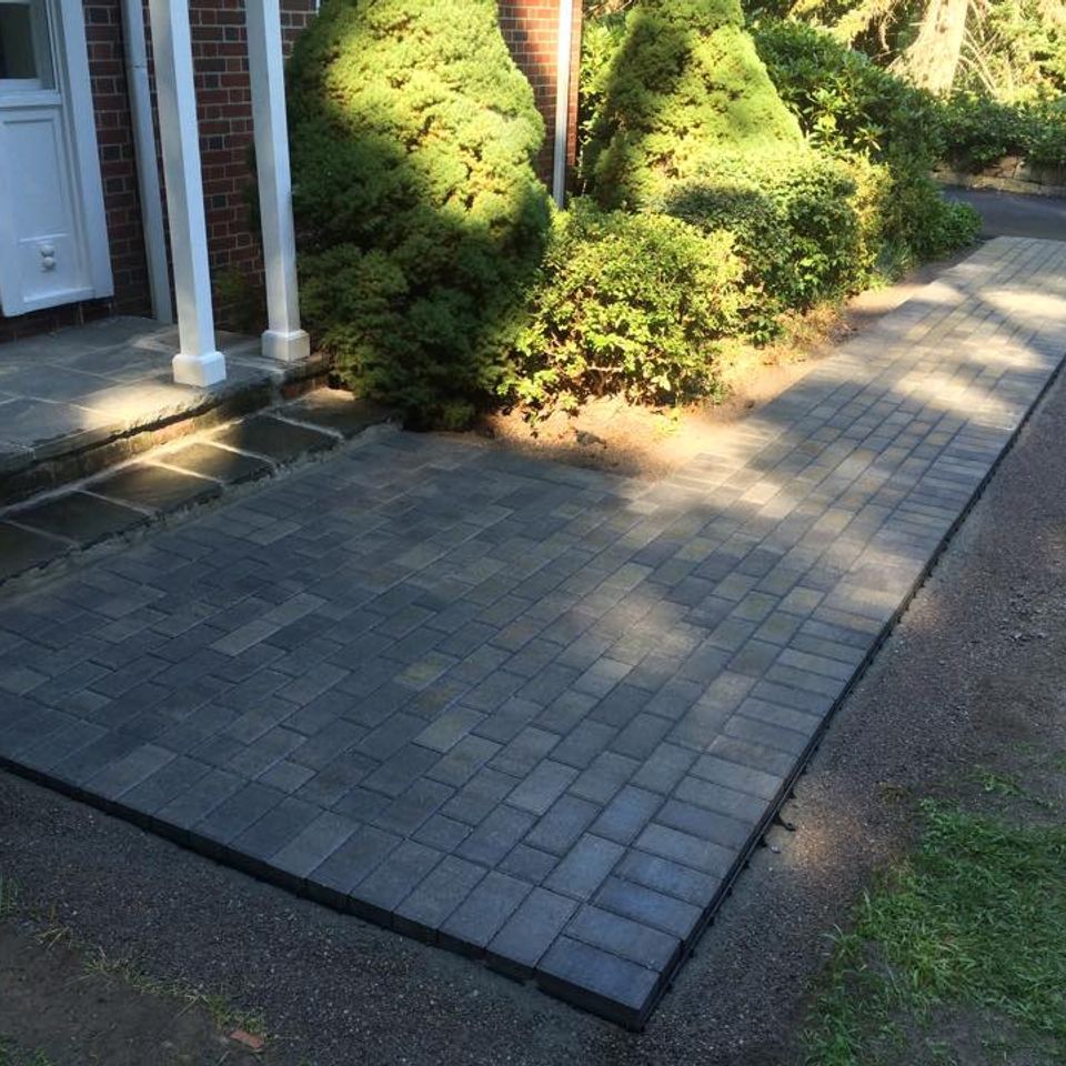 Natale brick walkway