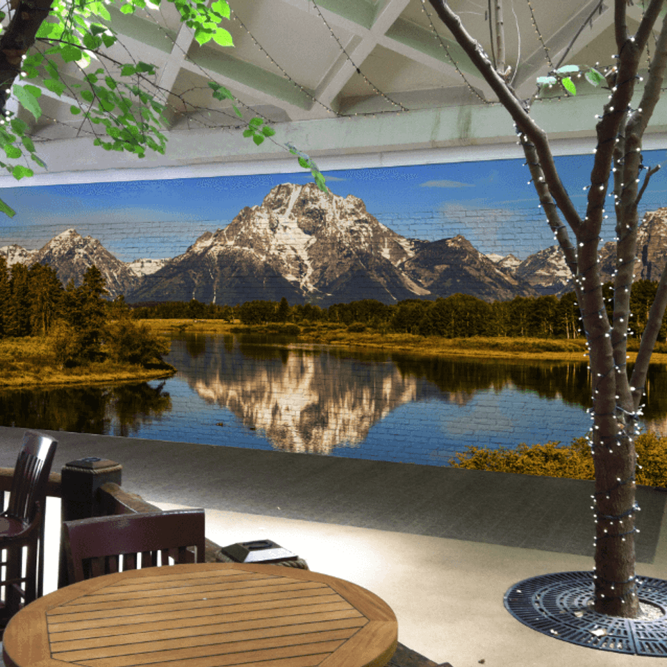 Wall mural mt moran at bhb