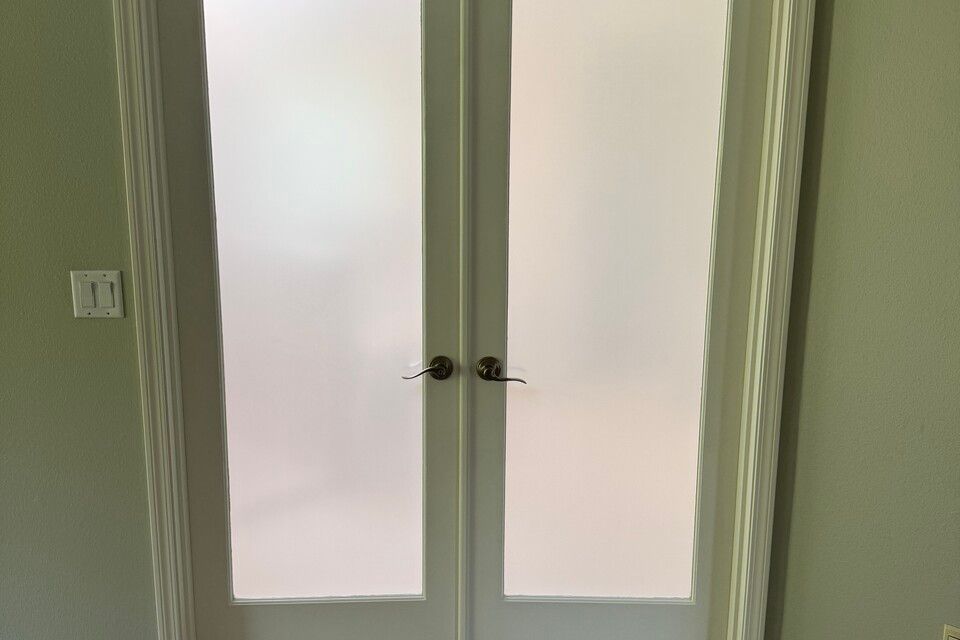 Office door tint