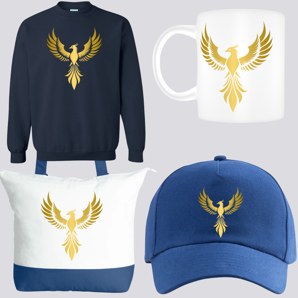 Phoenix sets tote bags  mugs  caps   sweatshirts   7