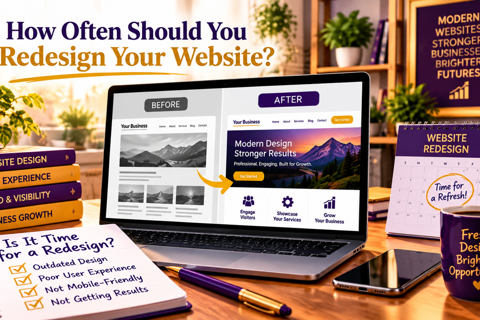 Website redesign  from before to better