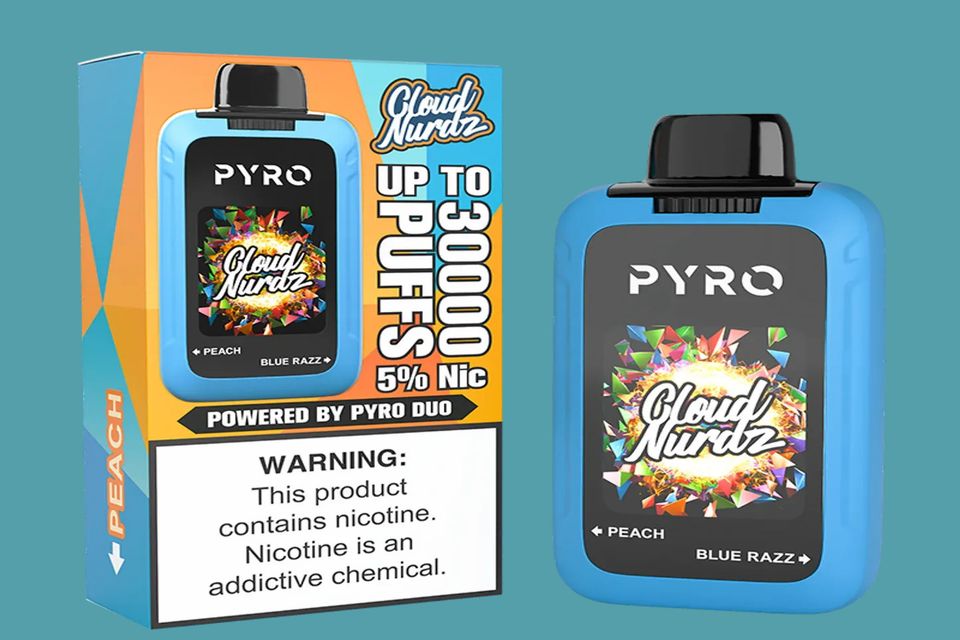Pyro Duo Peach & Blue Razz