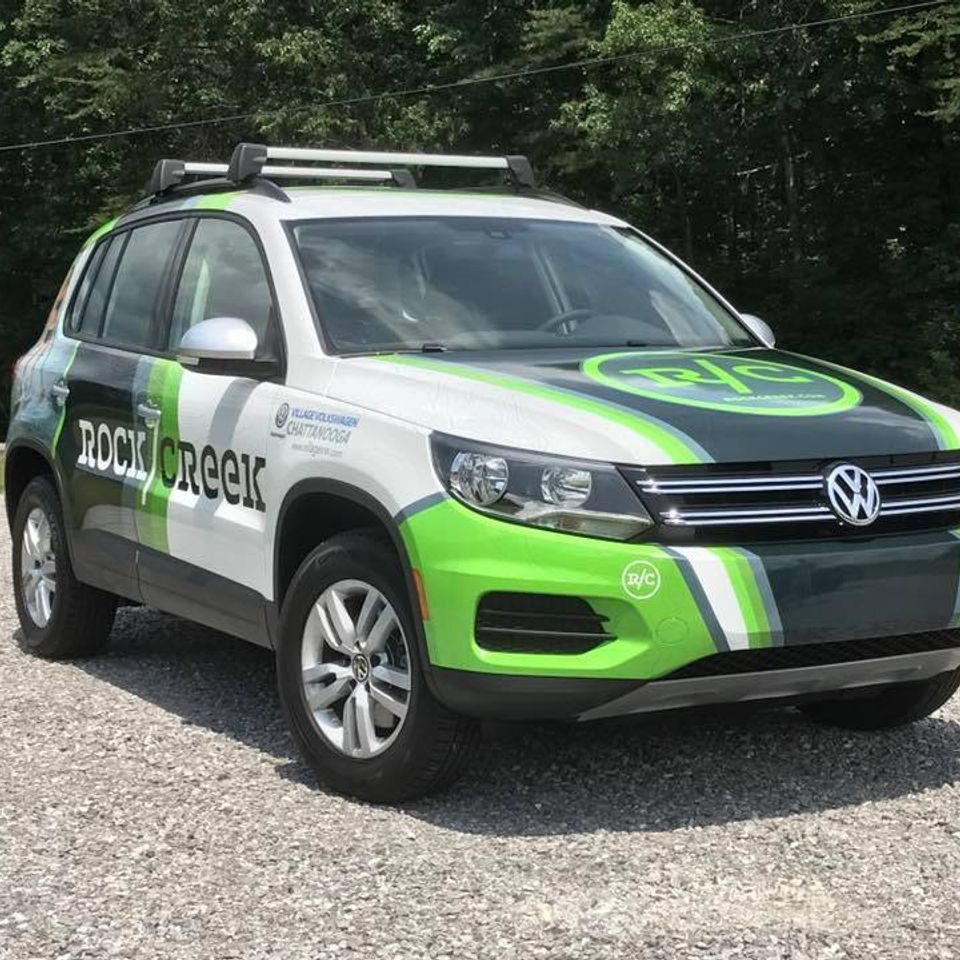 Rock creek vehicle wrap