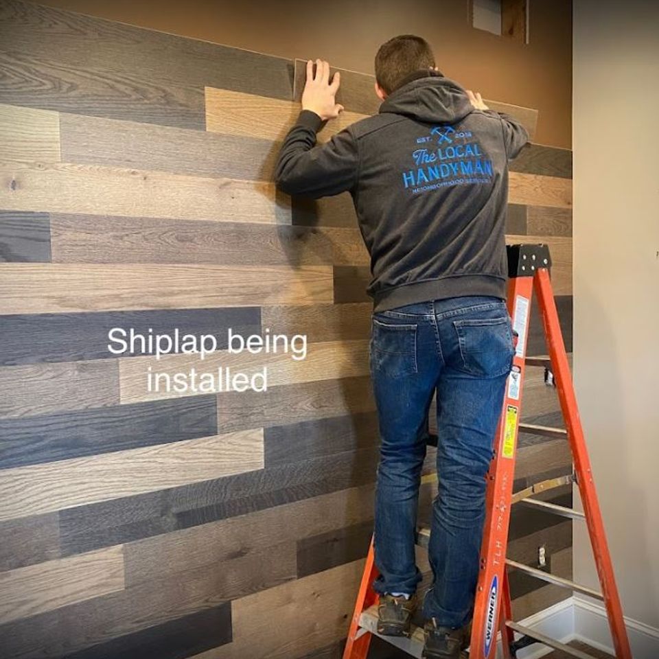 Interior   shiplap install