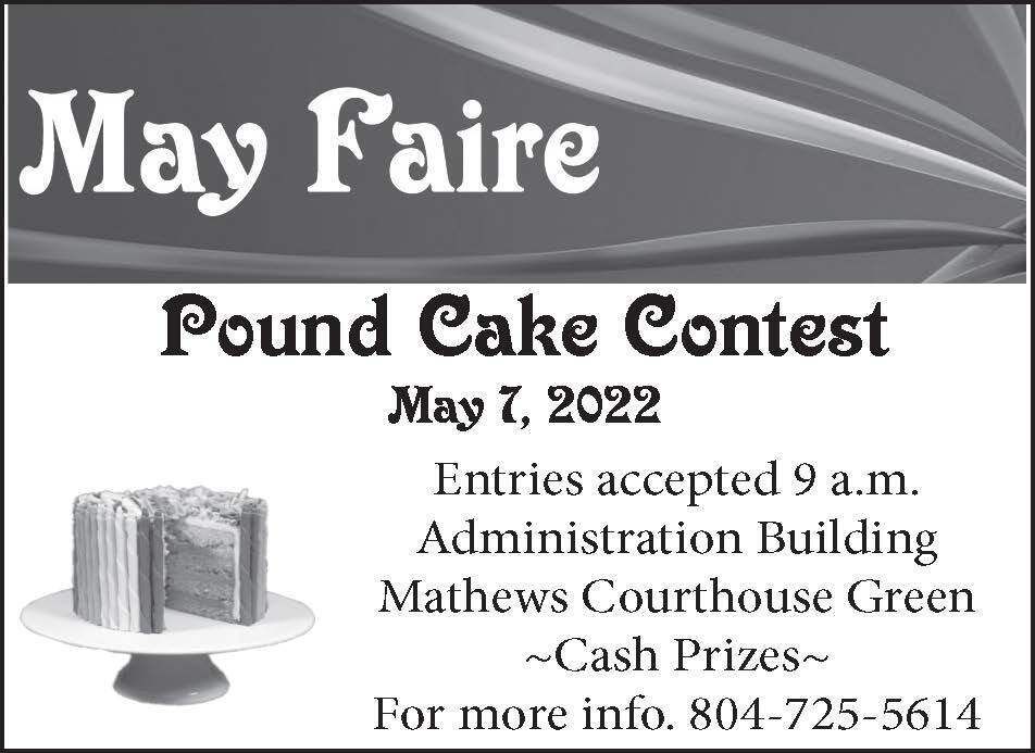 Pound cake contest 1