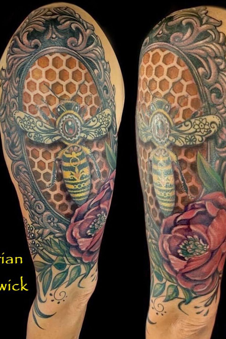 Adrian honey comb bee outter arm