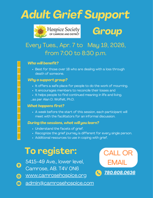 Adult support group apr may 2026