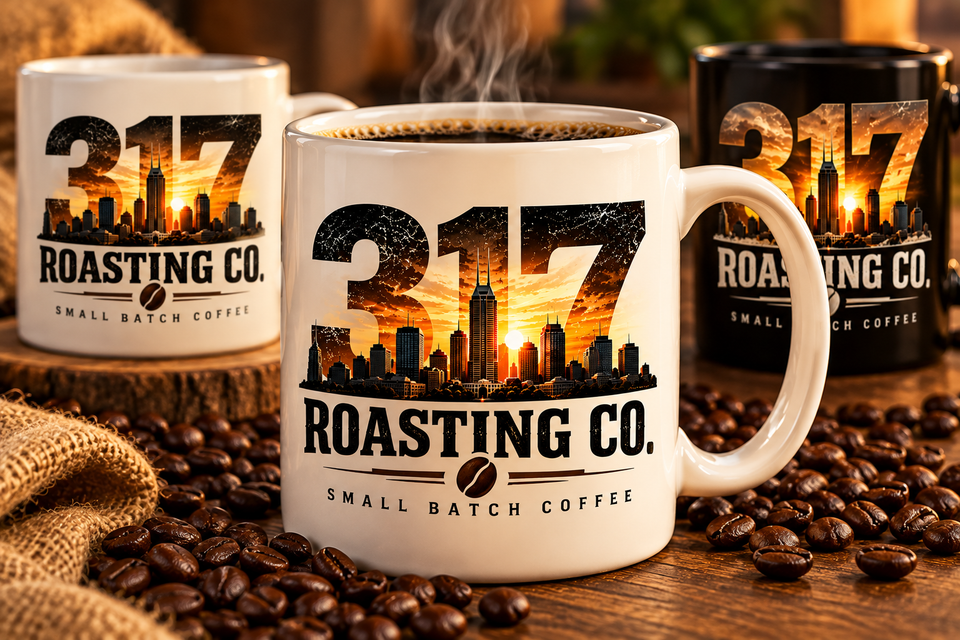 Warm 317 coffee mug showcase