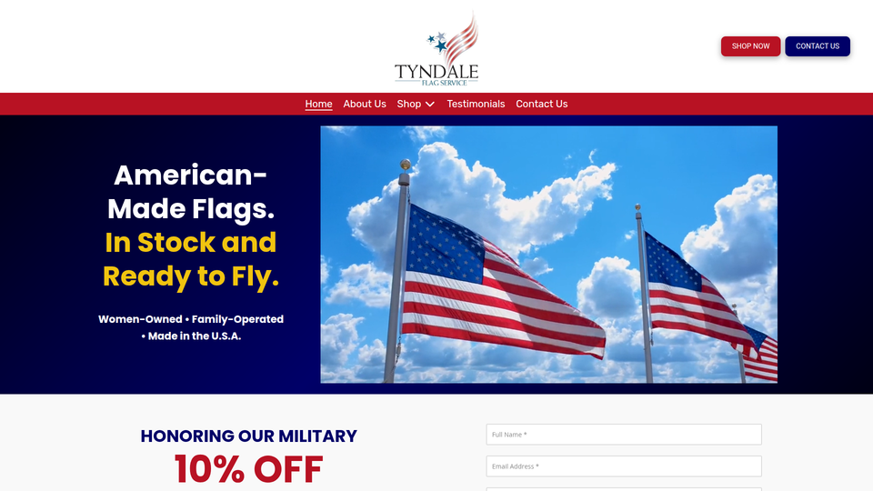 Https www.tyndaleflags.com 