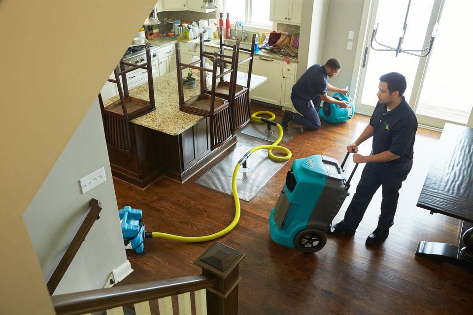 Water damage cleanup servicemaster