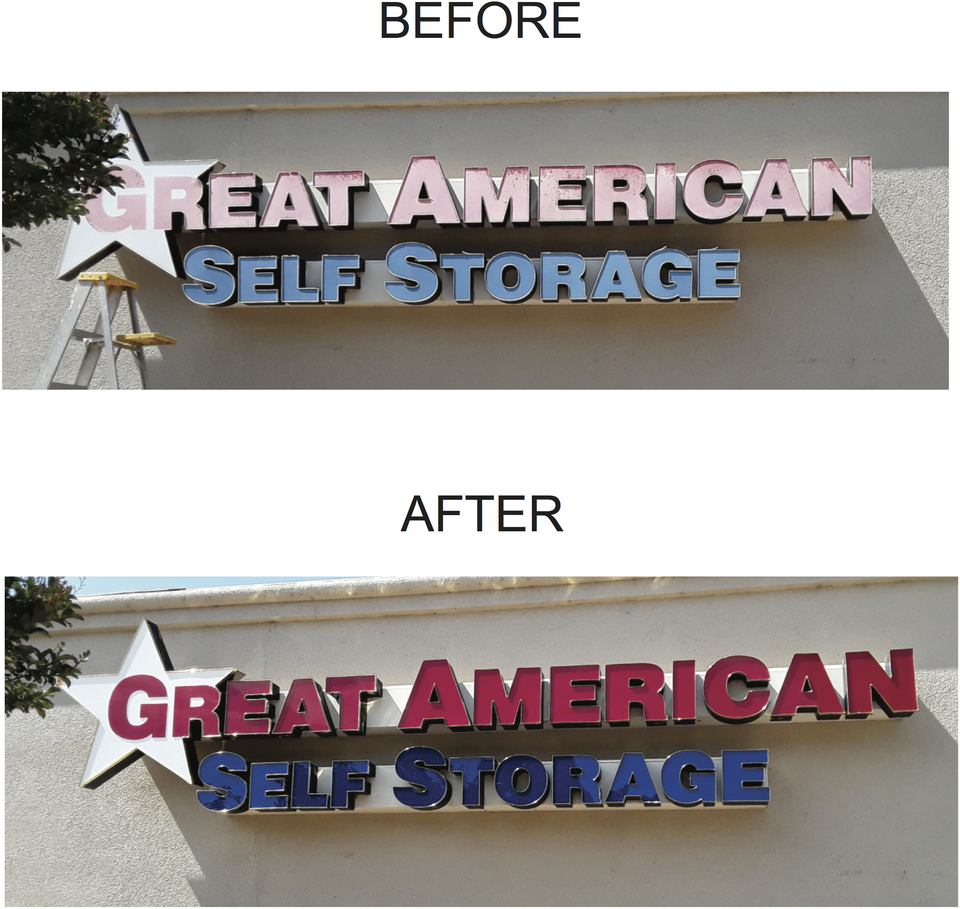 Great american before and after