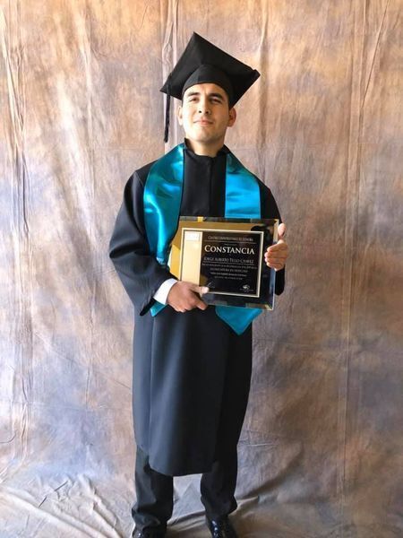 Jorge graduation photo