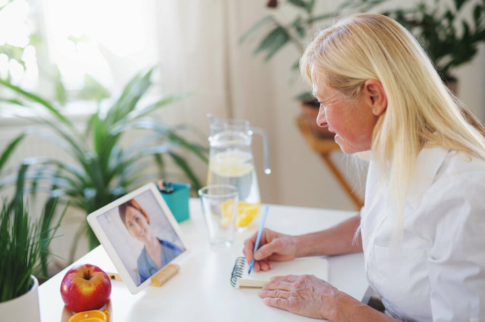 Woman with laptop