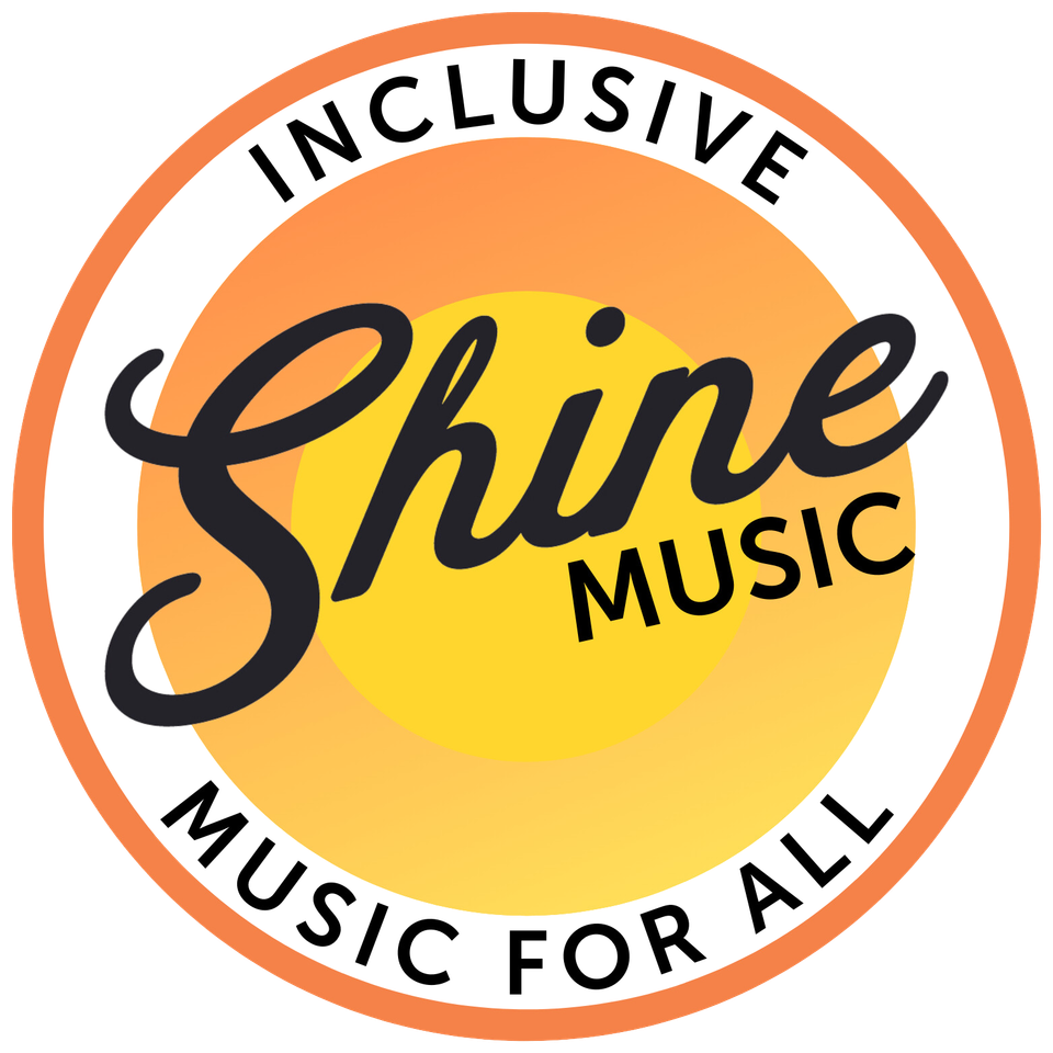 Shine Music Logo - Inclusive Music For All