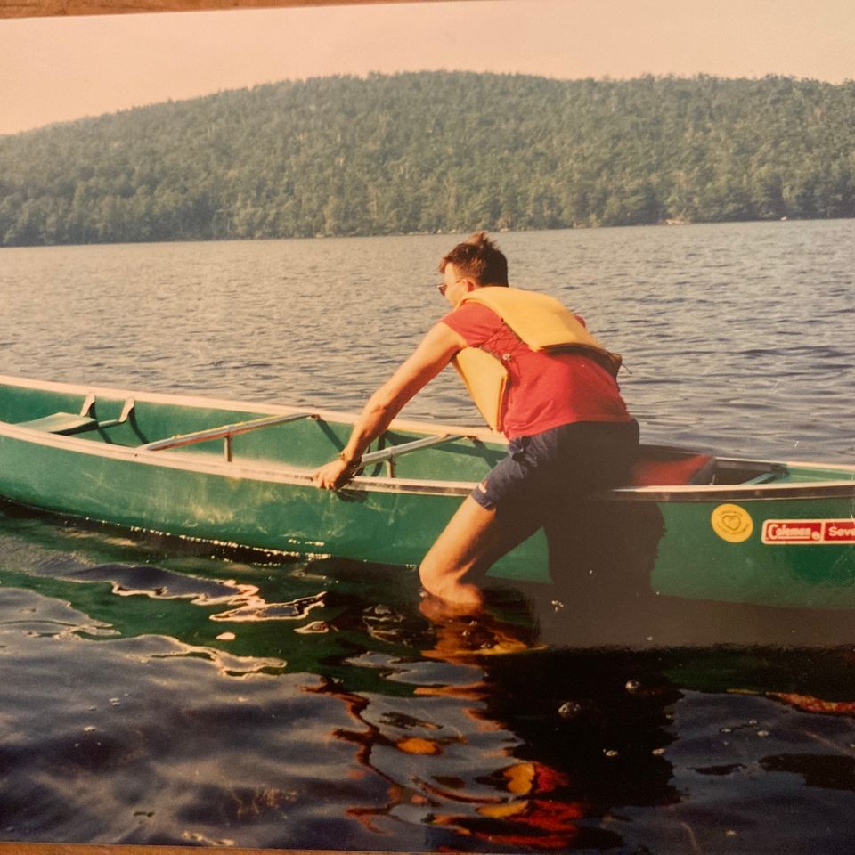 Peter and canoe