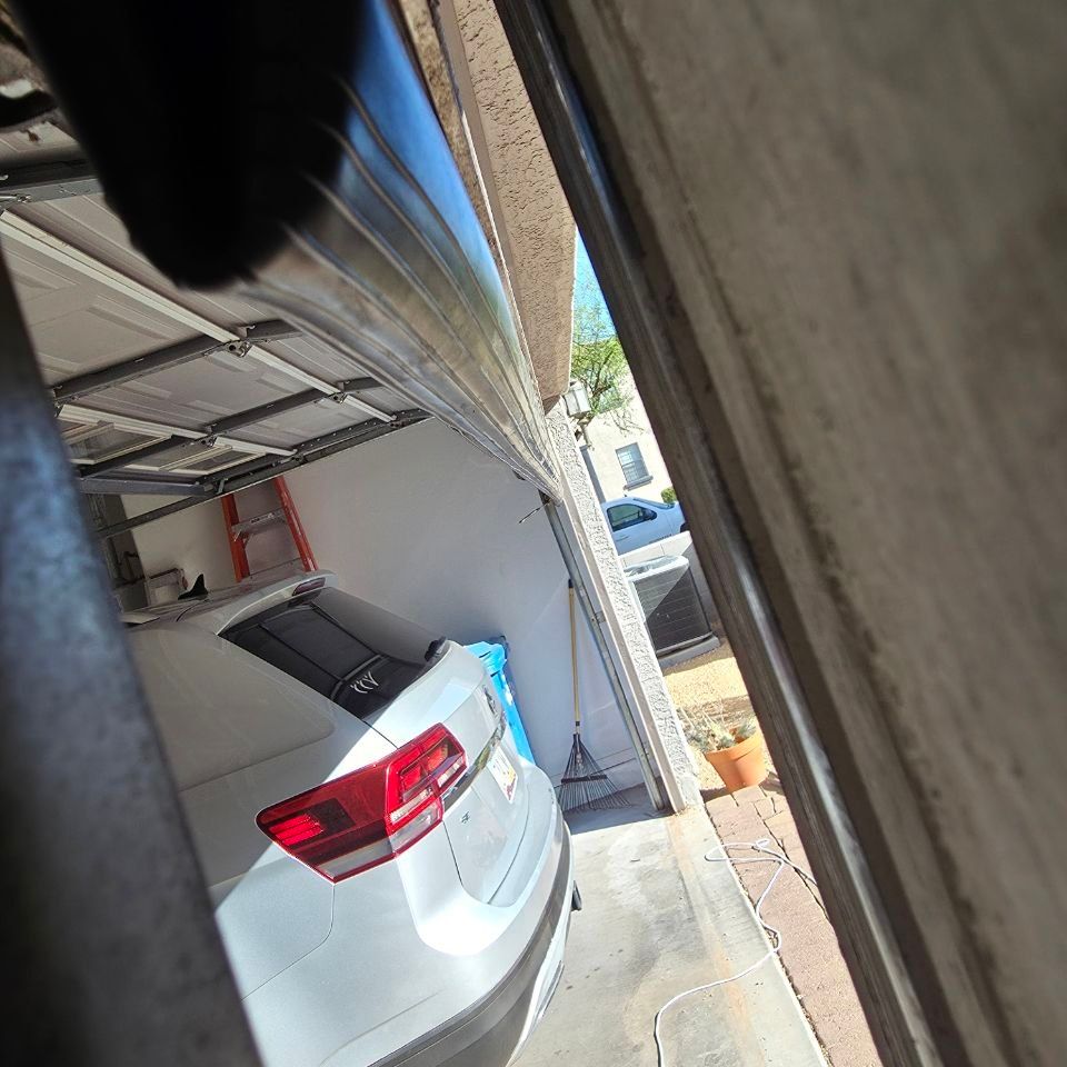 Garage door weather seal replacement