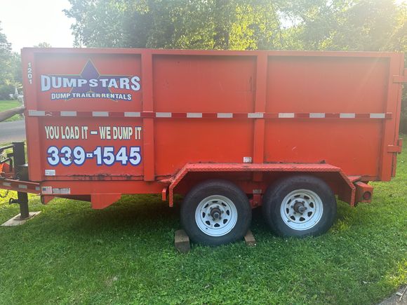Dumpstar Dump Trailer Rentals roll off unit