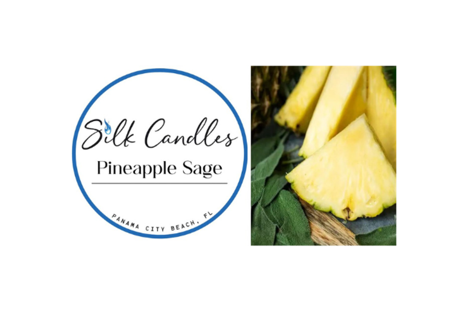 Pineapple sage silk candles