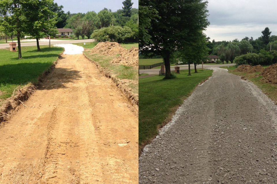 Mahaffey property services gravel driveway johnstown ohio