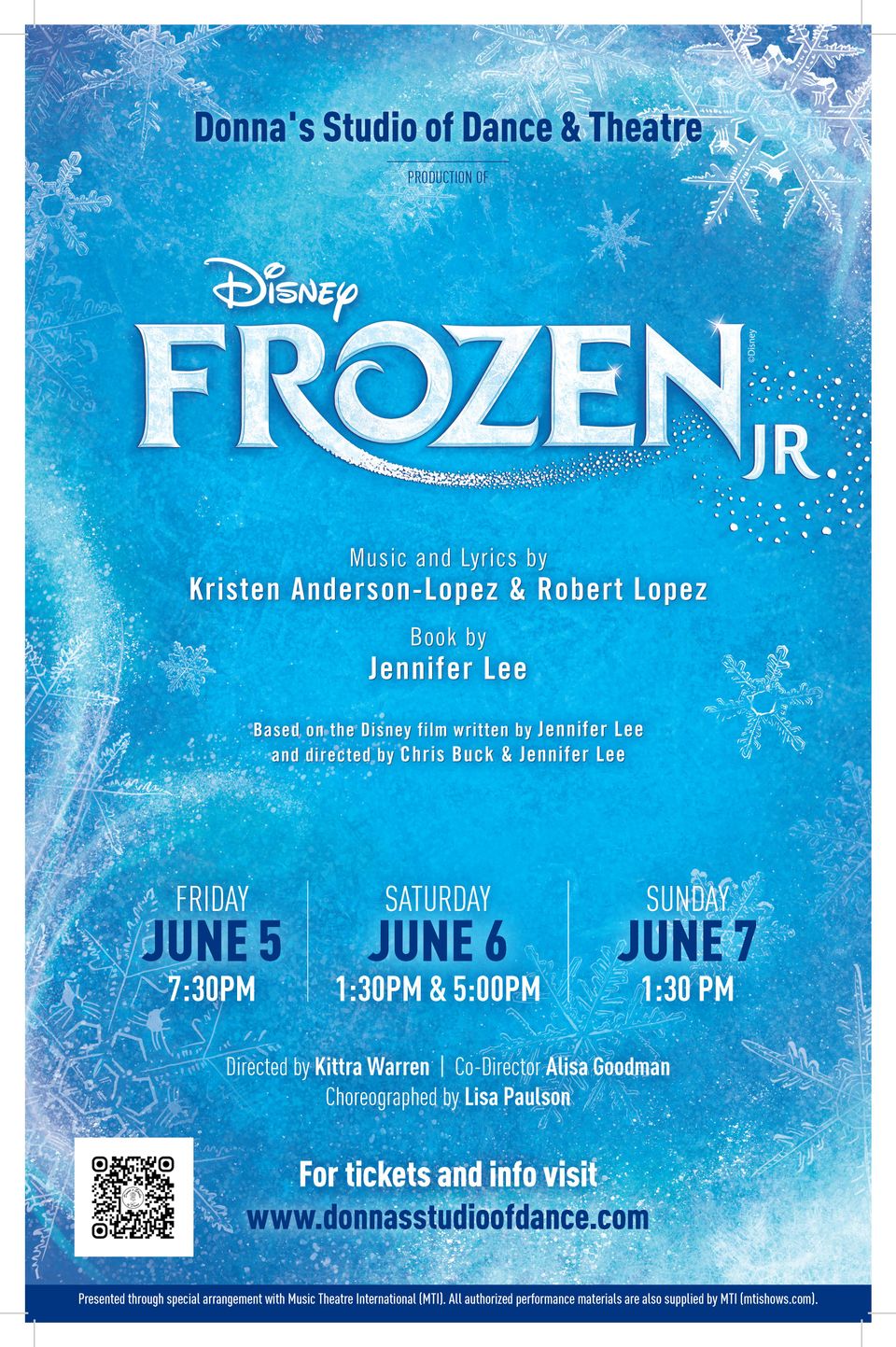 Frozenjr poster