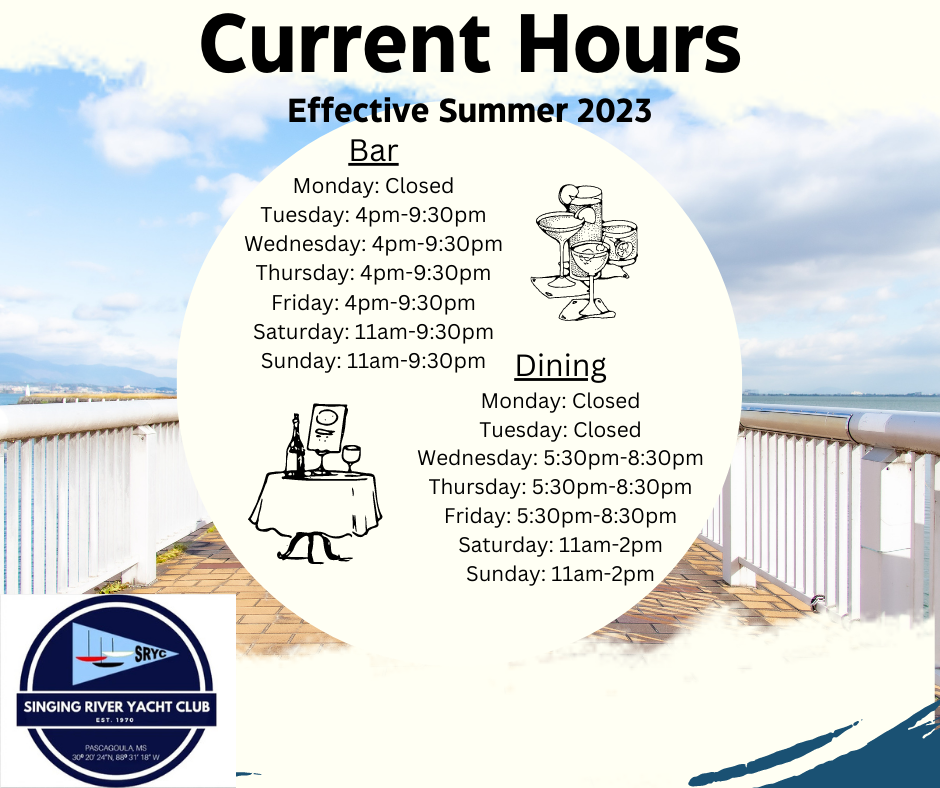 Current hours effective summer 2023