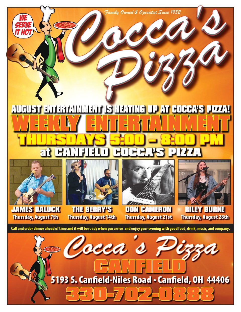 Coccas august 2025 entertainment flyer.pdf page 0001