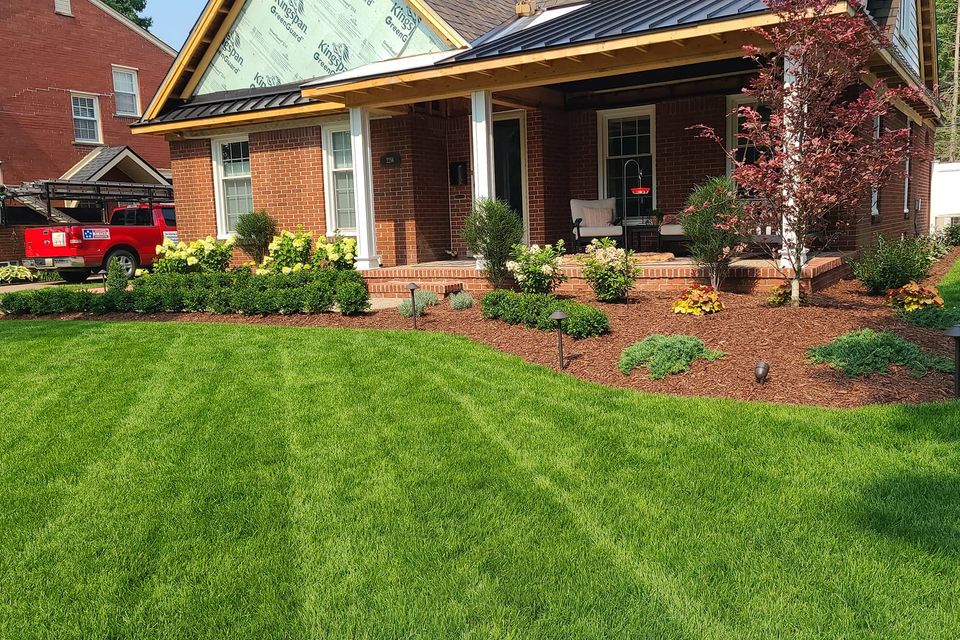 Lawn care work completion, done by Vic's Landscaping