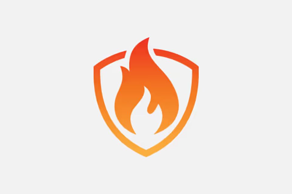 Lyons Tree Service Fire Defensible Space logo, specializing in California PRC 4291 compliance and wildfire safety buffers for Roseville and Auburn homes.