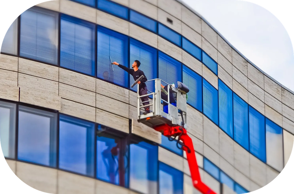 Commercial window cleaning