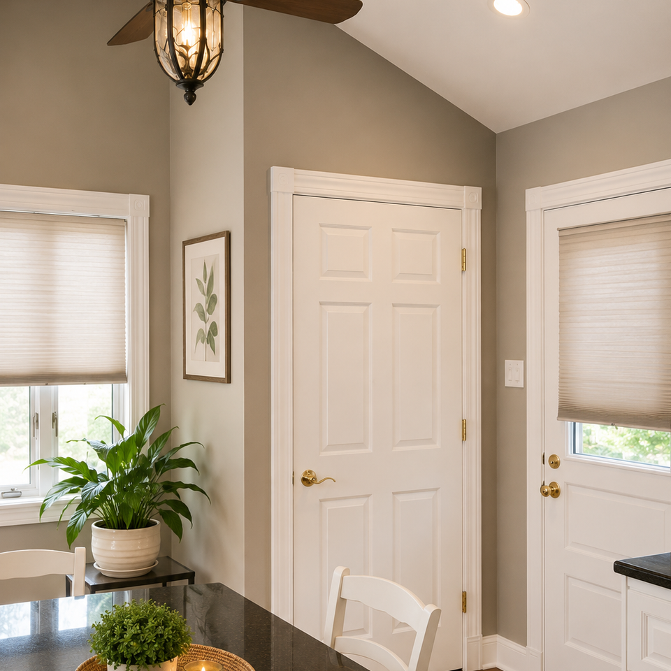 Freshly painted residential interior completed by Simply Professional Painting in Parkesburg, Pennsylvania.