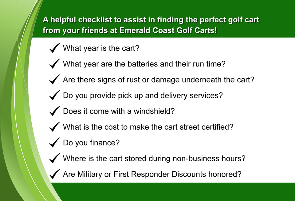 Financing checklist